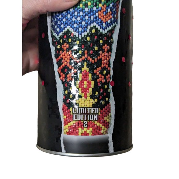 Kahlua 2003 Limited Edition 2 Empty Bottle Tin Textured Surface Lights Up 12" - Picture 3 of 6